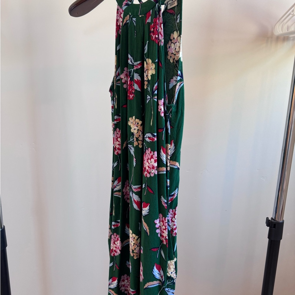 Floral Green Dress